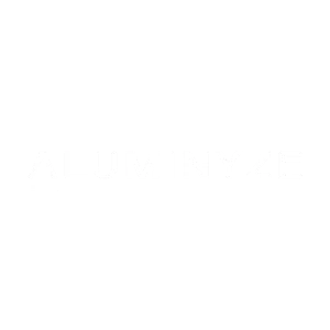 a;umnyze white right size logo